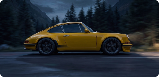Porsche 911 'R-Spec' AI Ad Car